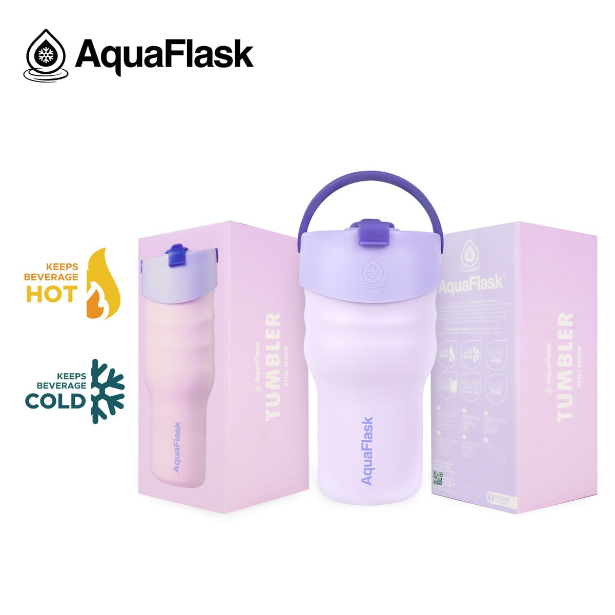 Aquaflask FLASK BOTTLE Aquaflask Tumbler 887ml Petal Bloom AF-XA14