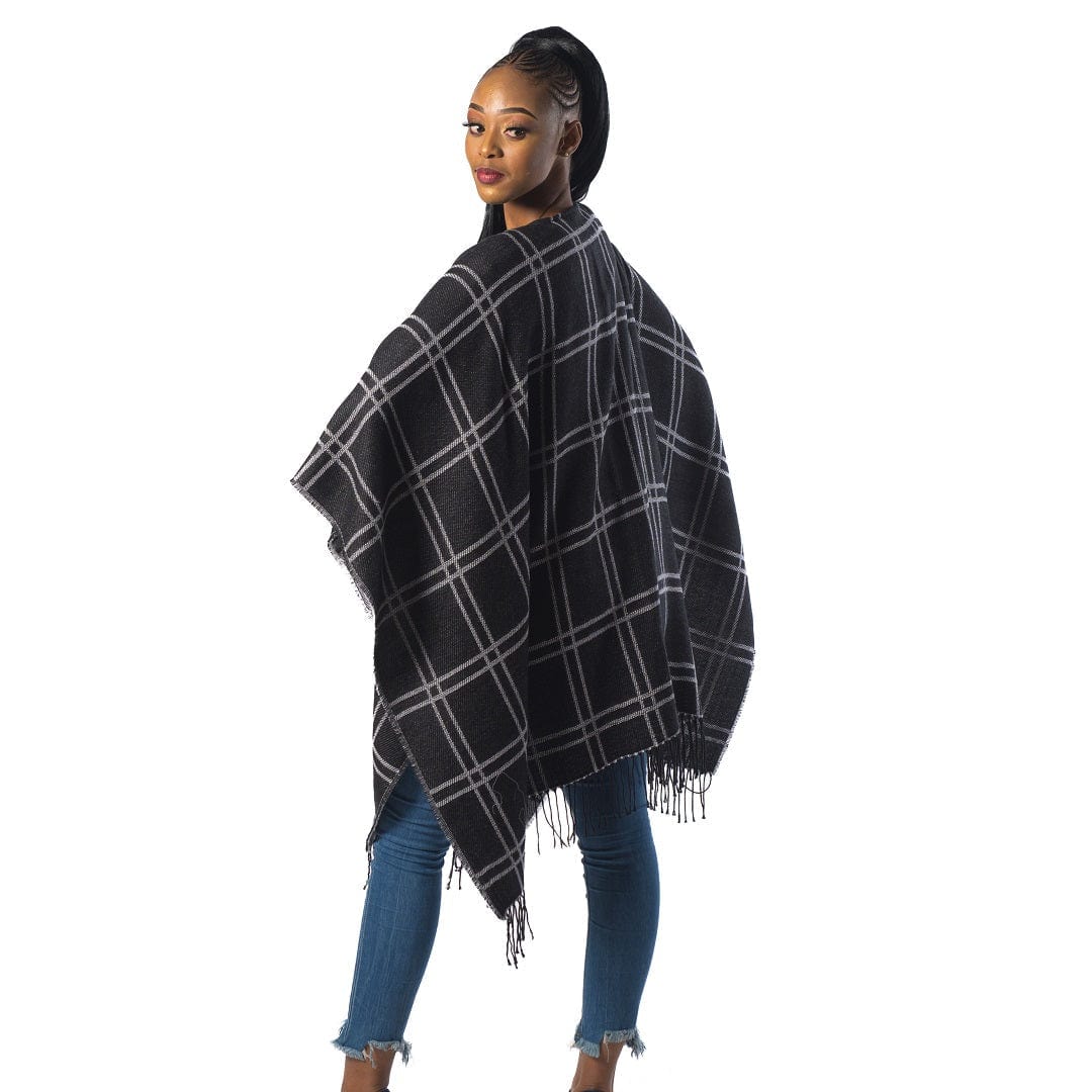 ARANDA blanket Aranda Molody High Bulk Jacquard Wrap Chess 150x168cm MY17Z (7813812519001)