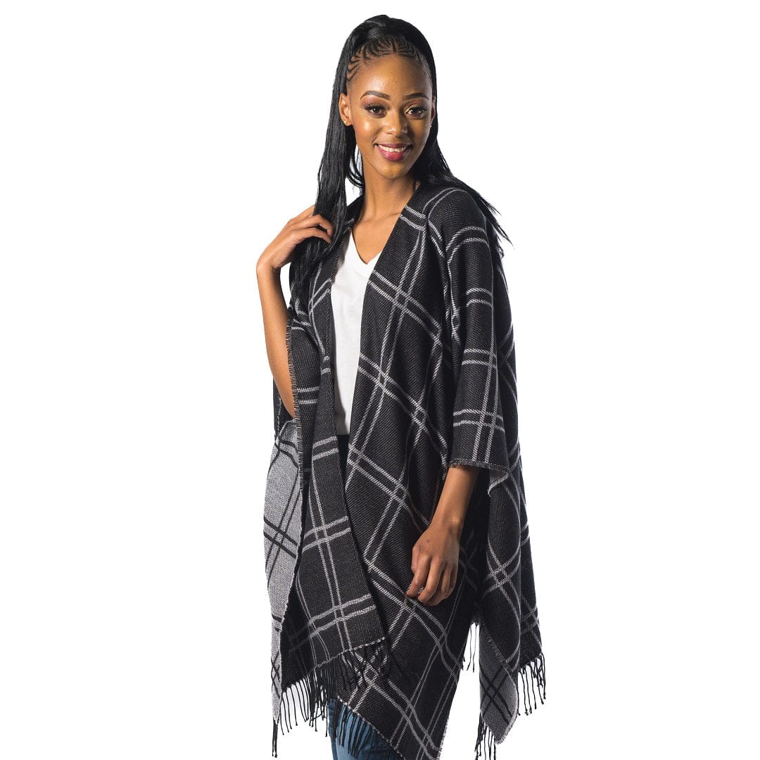 ARANDA blanket Aranda Molody High Bulk Jacquard Wrap Chess 150x168cm MY17Z (7813812519001)