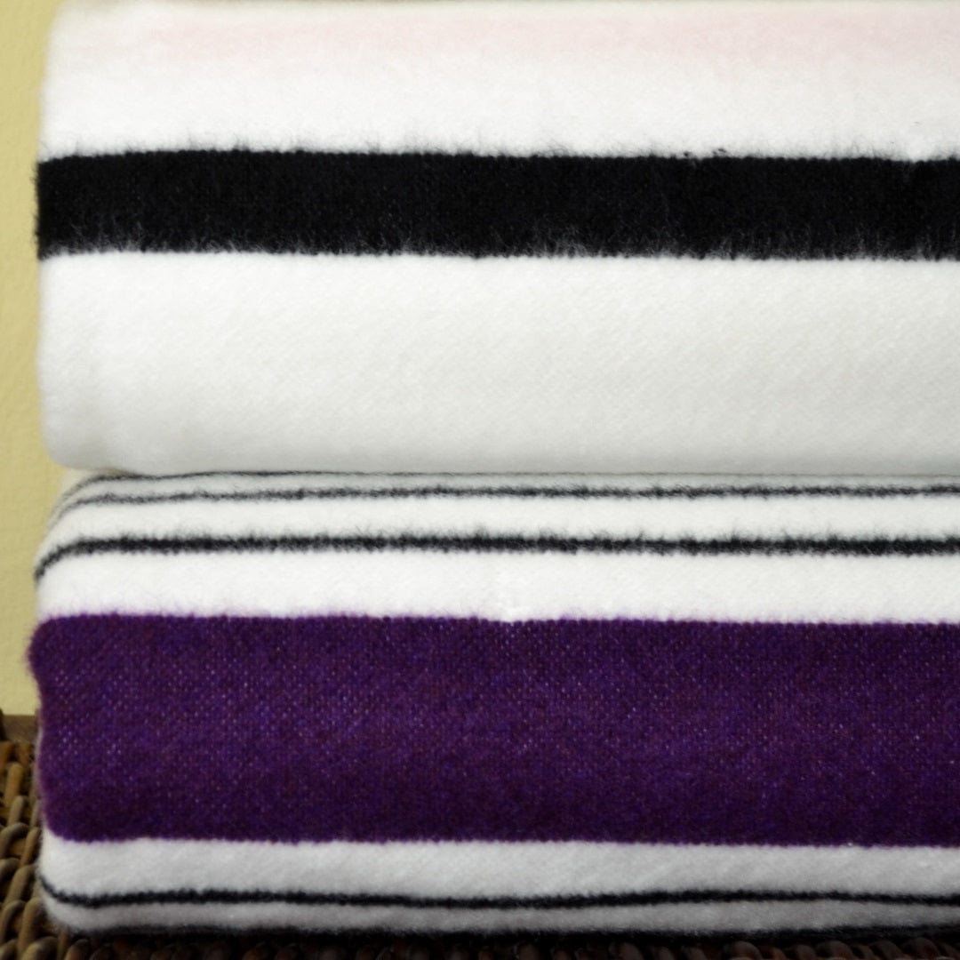 ARANDA blanket Aranda Whitney Xhosa Blanket 190x220cm White/Purple AW14Z (7813824381017)