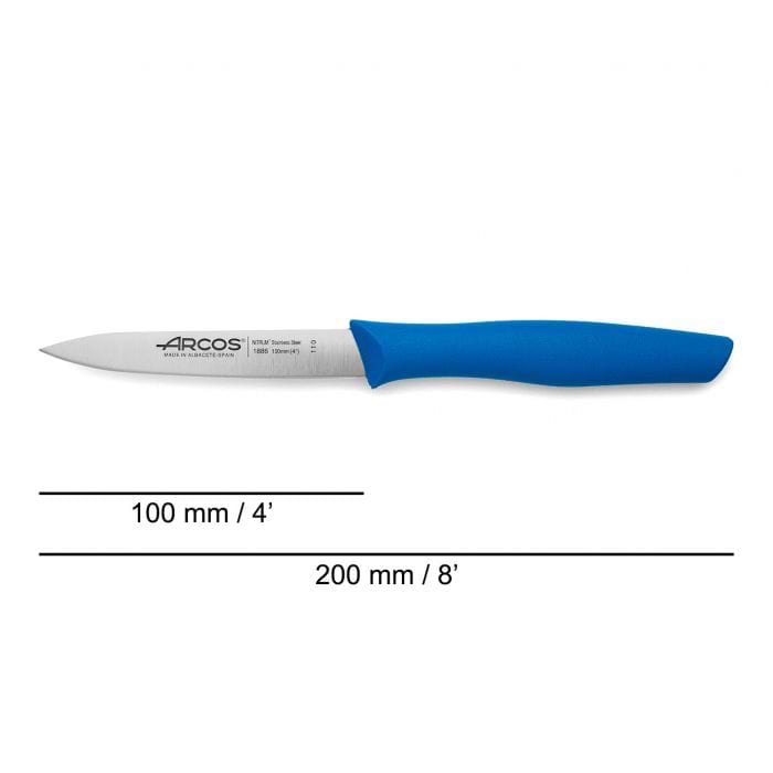 ARCOS CUTLERY Arcos Carded Paring Knife 100 mm Blue 8.C188623