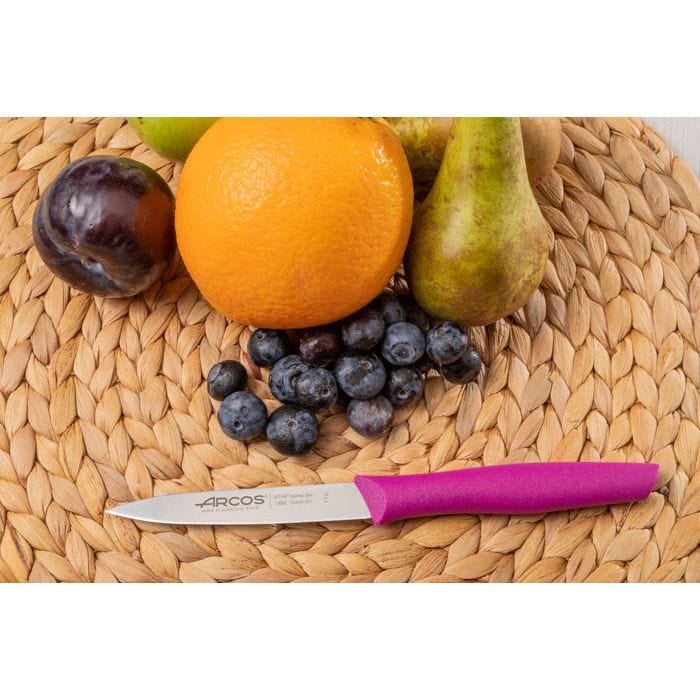 ARCOS CUTLERY Arcos Carded Paring Knife 100 mm Fuchia 8.C188631 (7659863670873)