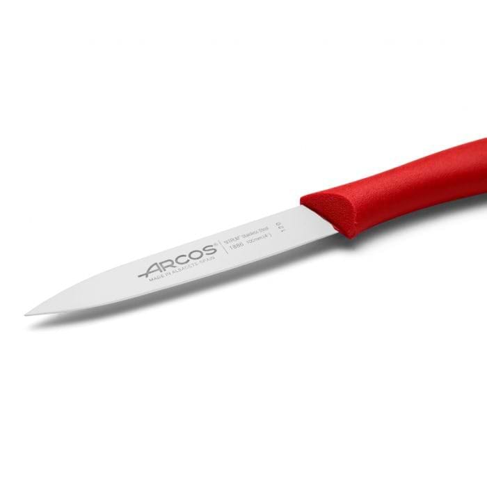ARCOS CUTLERY Arcos Carded Paring Knife 100 mm Red 8.C188622 (7659855741017)