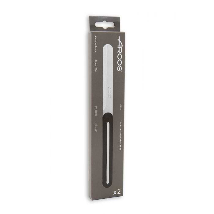 ARCOS CUTLERY Arcos Linia Utility Knife 100 mm Black 2 Piece 8.8493 (7667009650777)