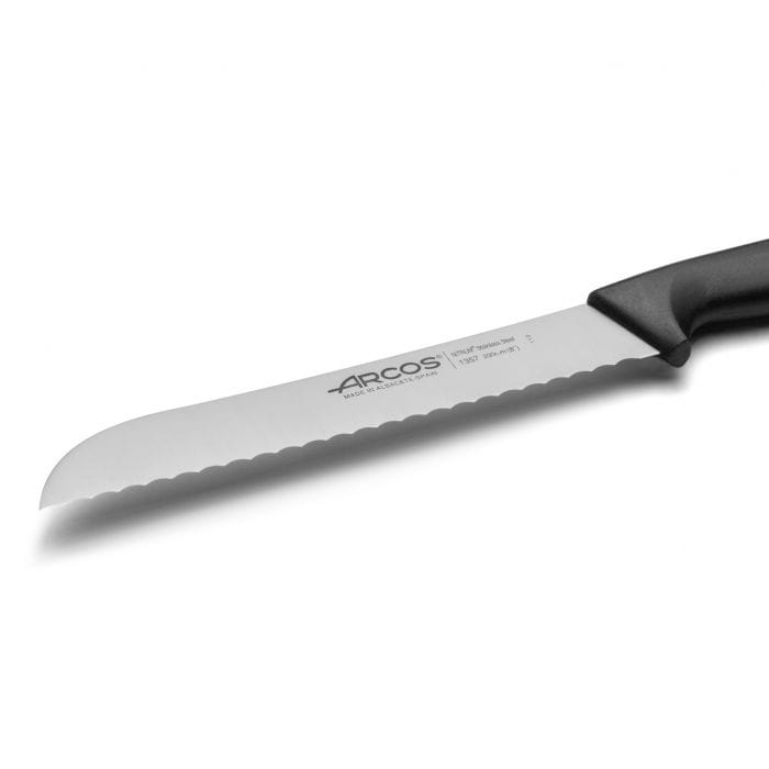 ARCOS CUTLERY Arcos Niza Series 200 mm Bread Knife Black 8.1357 (7666995953753)