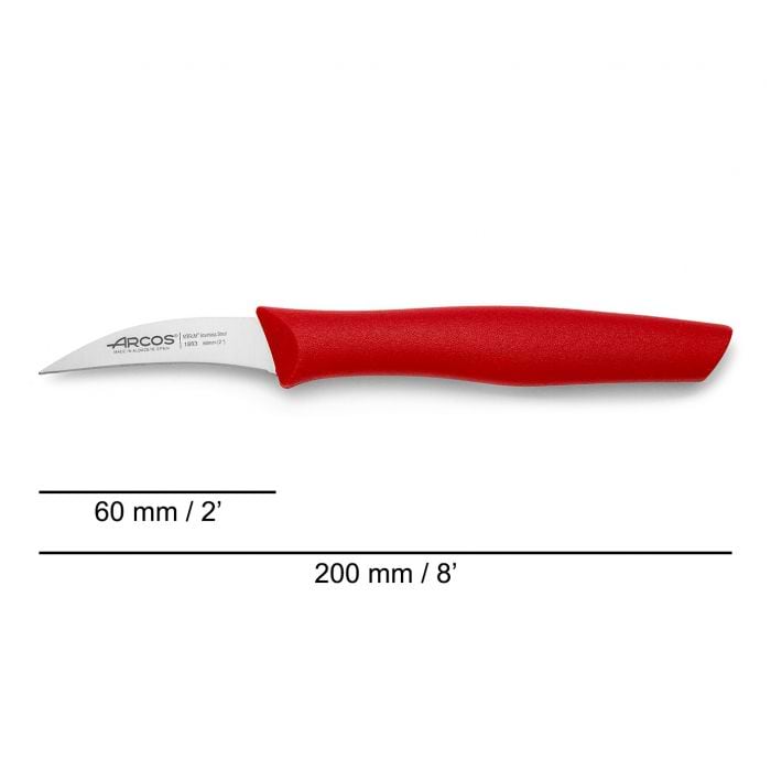 ARCOS CUTLERY Arcos Nova Paring Knife 3 Piece Set 100 mm Red 8.189622
