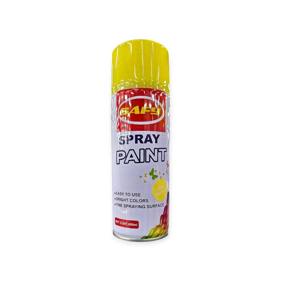 ARTS & CRAFT Habby Cream Yellow Aesorol Spray Paint Black 450 ml (6560912212057)