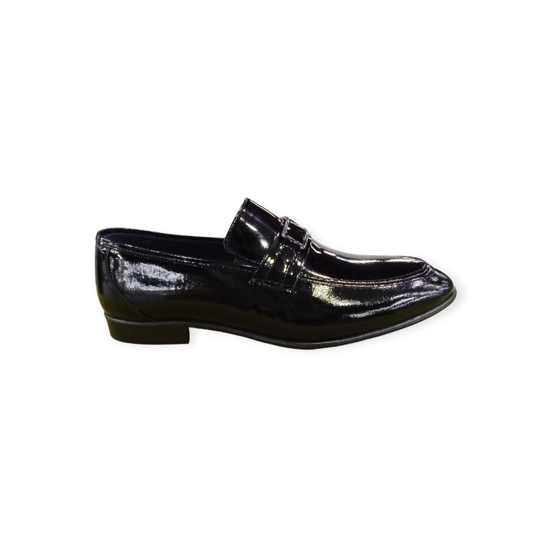 Assente Formal Shoes Assente Men's Slip On Patent Leather Shoe Black (7814773801049)