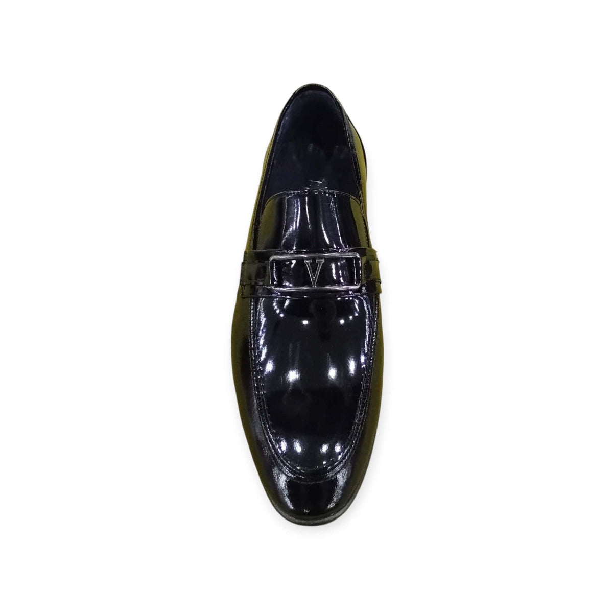Assente Formal Shoes Assente Men's Slip On Patent Leather Shoe Black (7814773801049)