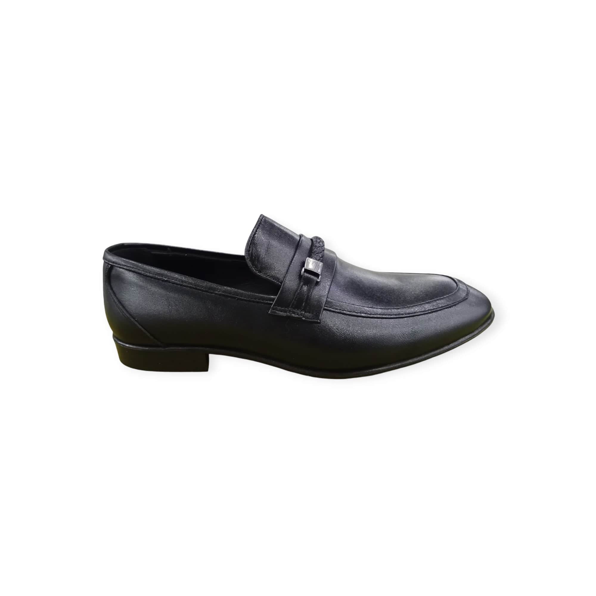 Assente Formal Shoes Assente Men's Slip On Shoe Black (7814780321881)