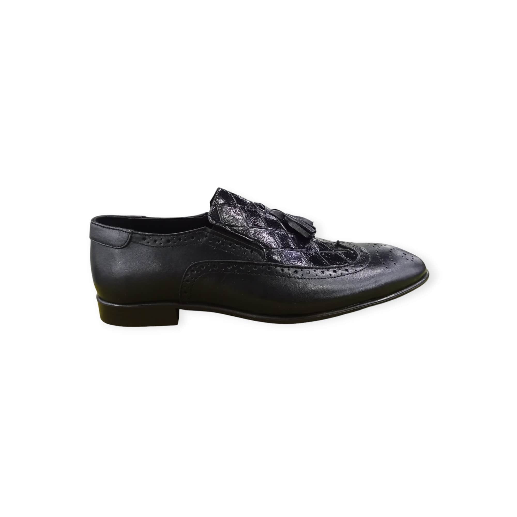 Assente Formal Shoes Assente Men's Slip On Shoes Black (7814810009689)