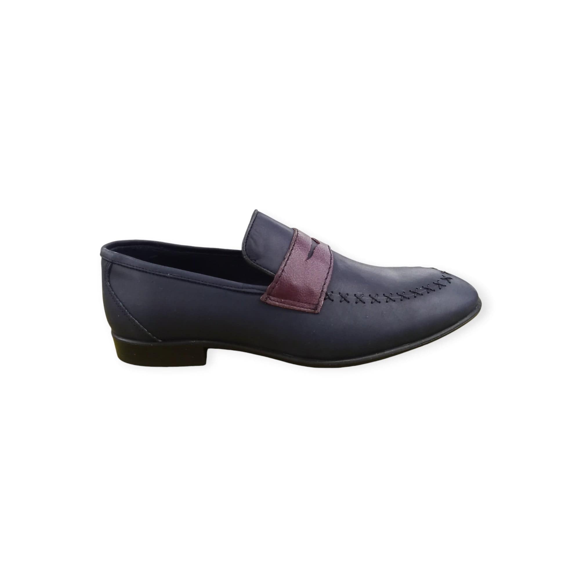 Assente Formal Shoes Assente Men's Slip On Shoes Navy (7814776782937)