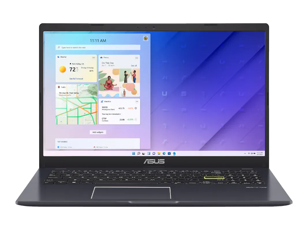 ASUS Laptops ASUS Vivobook Go 15 E510KAB 15.6” Intel Celeron N4500 8GB Windows 11
