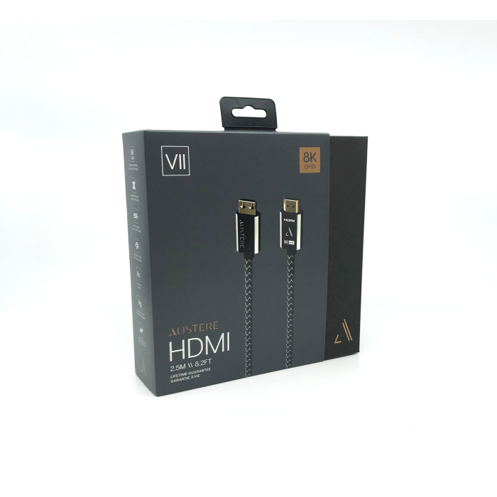 AUSTERE HDMI Cable Austere VII Series HDMI 8K 2.5m Cable (7375837397081)
