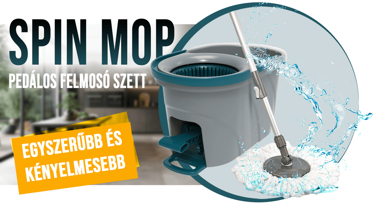 Awion Dustpan With Broom Awion Spin Mop Turbo Pedal Mop Set 17 Liter SPM252