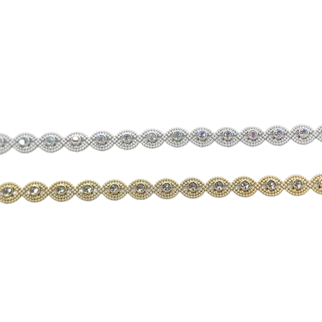 TRIMMINGS HABBY Plastic Diamond Trimming SM12 (7681933770841)