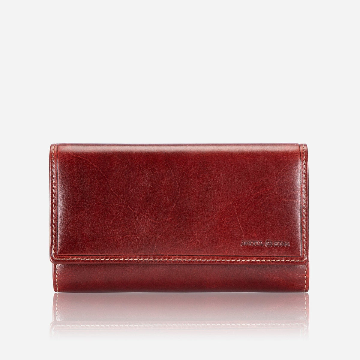 Jekyll & Hide Wallets Jekyll & Hide Oxford Leather Purse Rust (7266336735321)