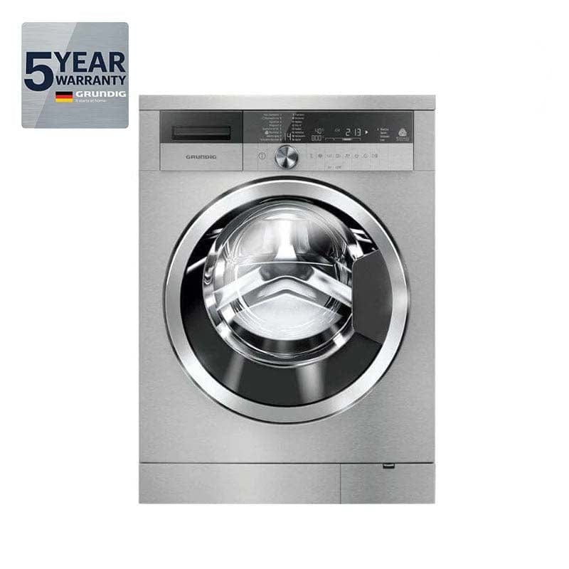 Grundig WASHING MACHINE Grundig 12kg Stainless Steel Washing Machine GWN512440SC (6546075353177)