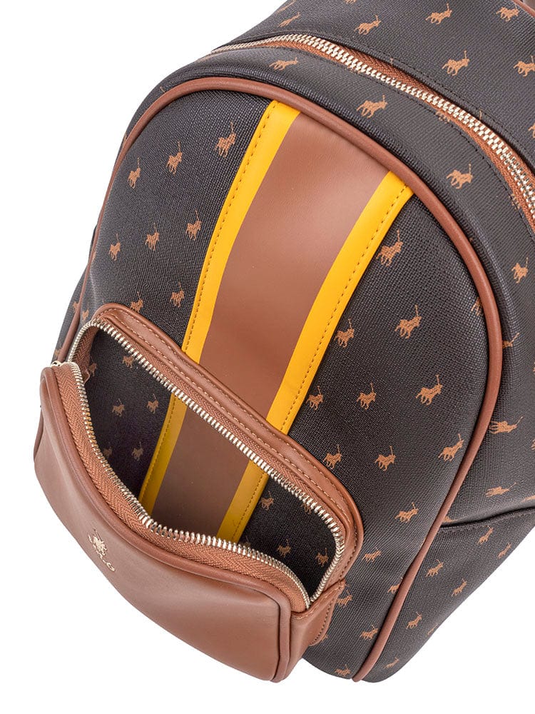 Polo Ladies Handbags Brown Polo Women's Camden Backpack (7711778177113)