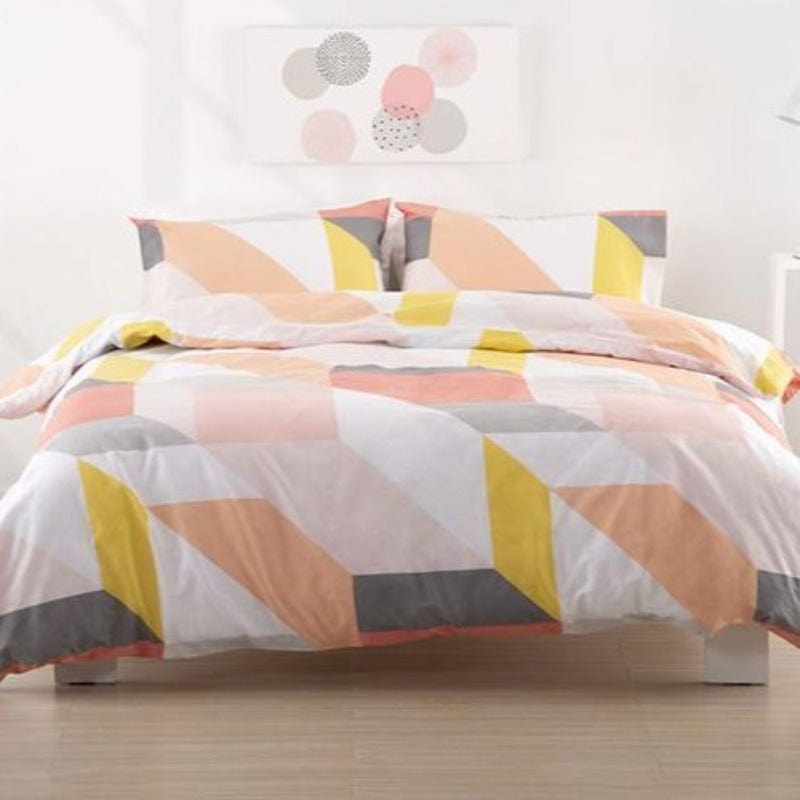 Linen House Duvet Cover Double Linen House Mitt Coral Duvet Covers Set (4707126345817)