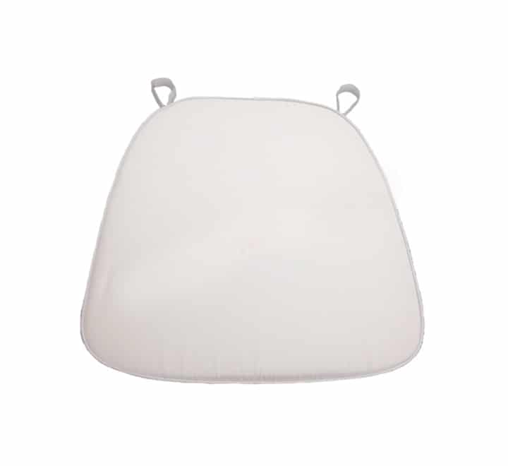 Catering Equipment Catering Equipment Tiffany Chair Cushion Fabric White TC003WHITE (7460487266393)
