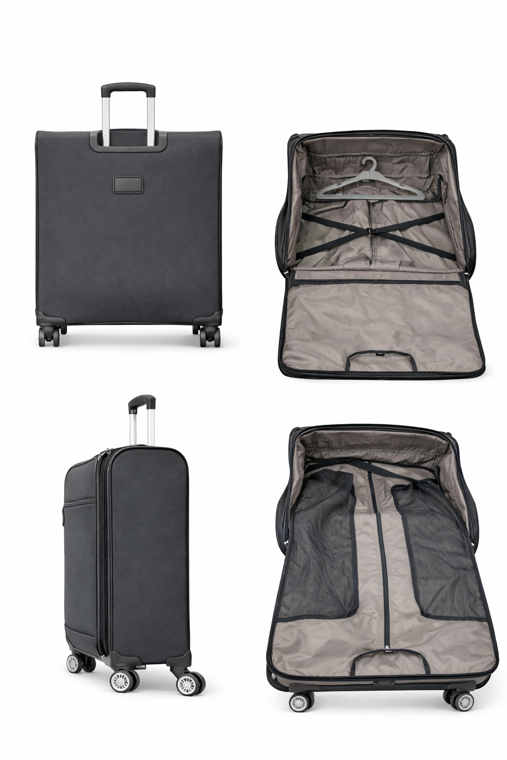 Travel Mate Suit Bag 4 Wheels Black - MHC World