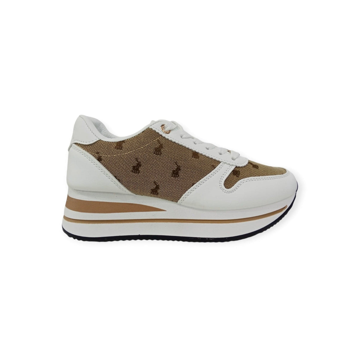 Polo Ladies Sneakers Polo Women's Jaquard Runner Stone (7809626800217)