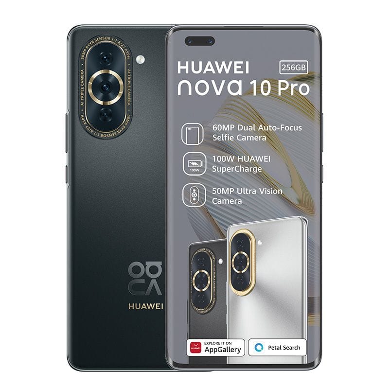 Huawei Huawei Nova 10 Pro 256GB Dual Sim - Black (7166128783449)