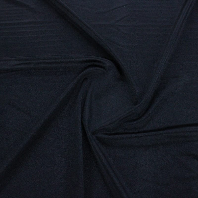 SATIN Dress Fabrics BlACK Ferrogamo Satin Fabric 150cm (7175701233753)