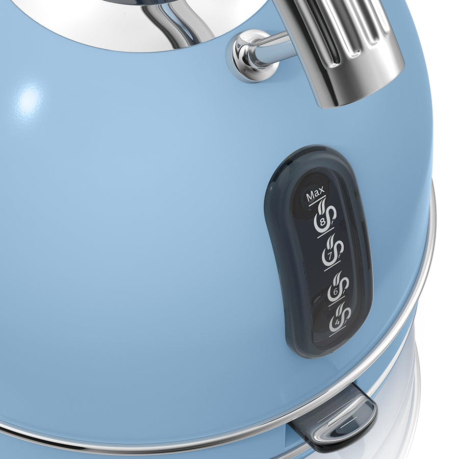 Swan TOASTER Swan Blue Retro Dome Cordless Kettle & 2 Slice Toaster STP01BL (6716471902297)