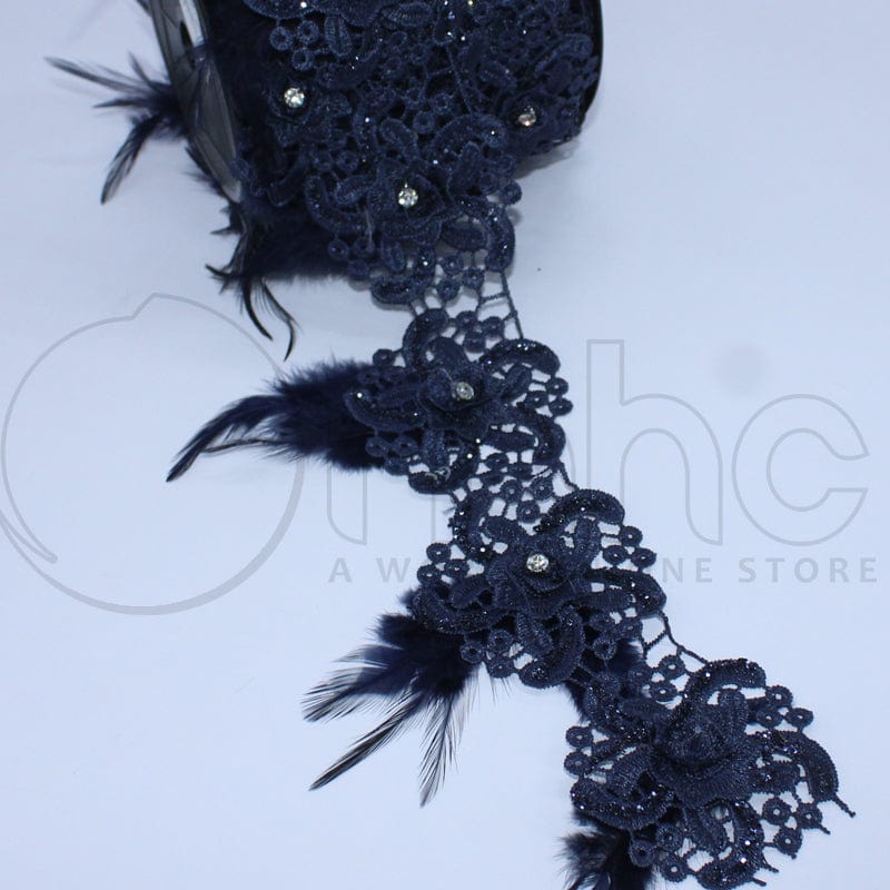 TRIMMINGS Habby Navy Trimmings Art3137 (7071421988953)