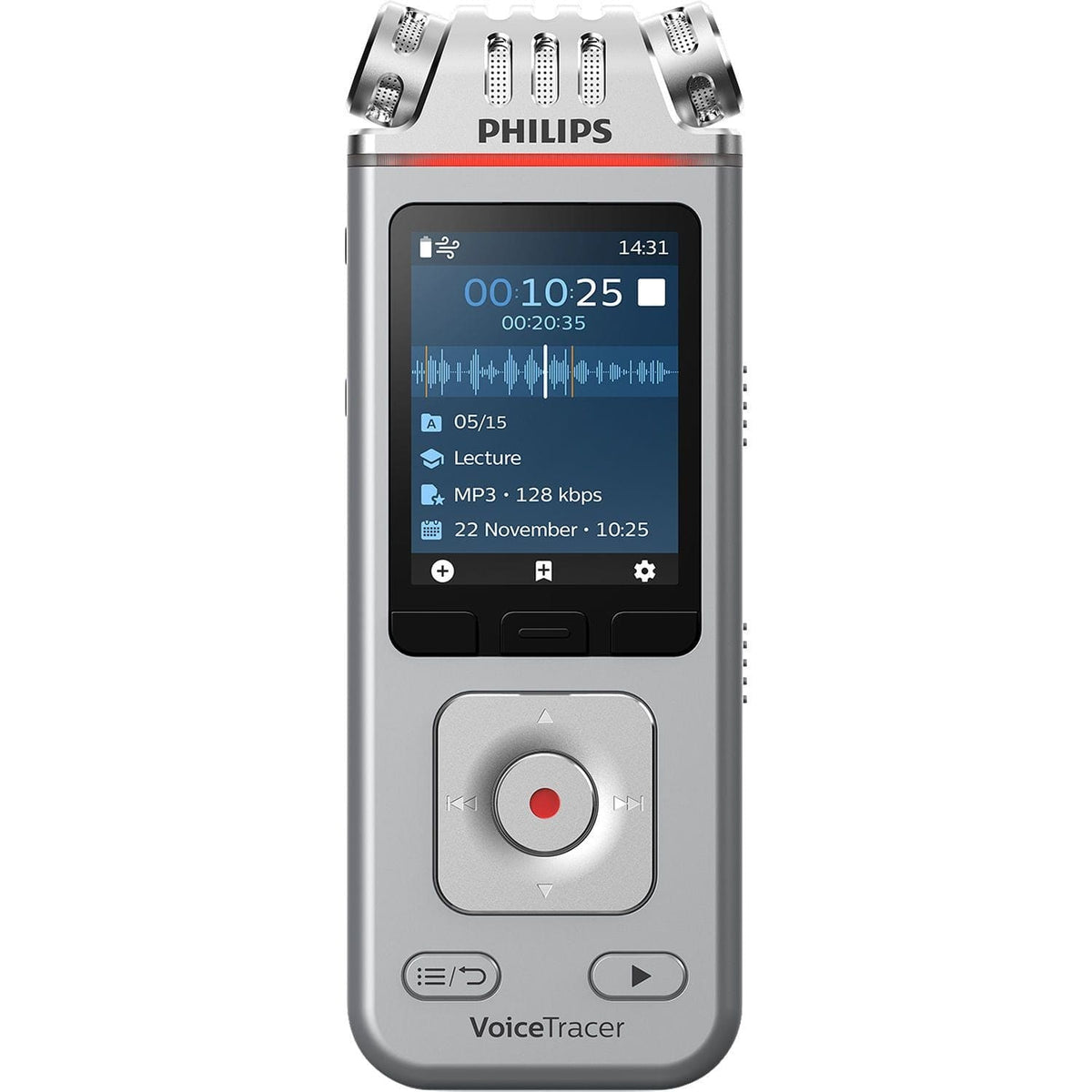 Philips Voice Recorder Philips DVT4110 for Lectures and Interviews (4776782037081)