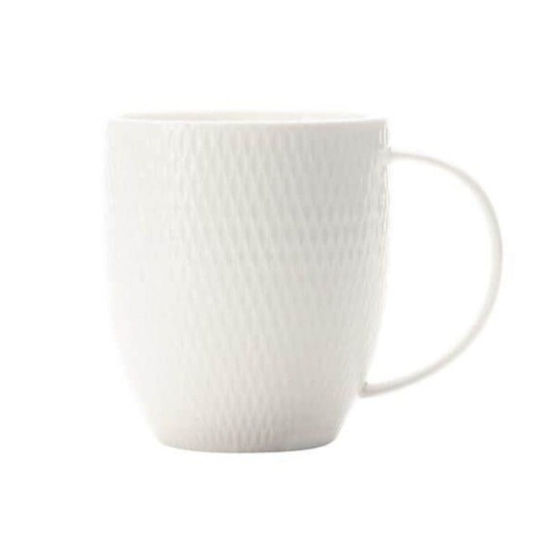 Maxwell & Williams Dinner Set Maxwell & Williams White Basics Diamonds Dinner Set Of 16 (6845372858457)