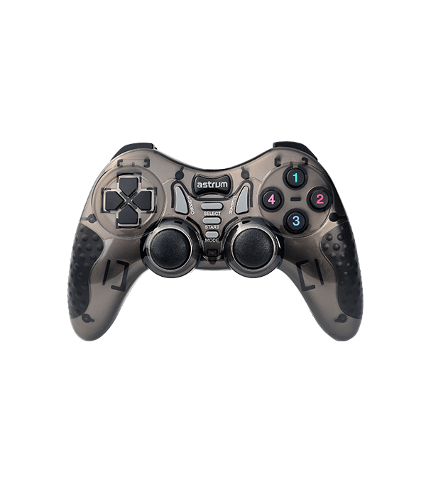 Astrum Game Controllers Astrum Wireless Dual Shock Vibration Joystick Gamepad Controller - GW520 (6936638029913)