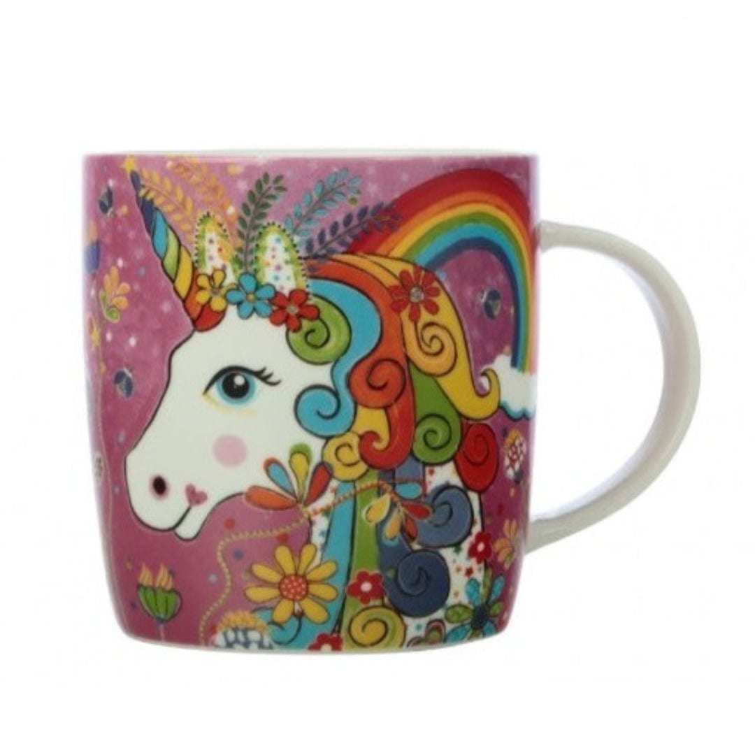 Maxwell & Williams Dinner Plate Maxwell & Williams Rainbow Jungle Mug Rainbow Unicorn 370ml DX1051 (7155218186329)