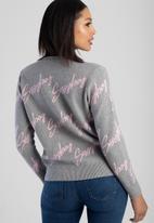 MHC World Sissboy Ladies Crewneck Knitwear Grey Melange (7502011793497)