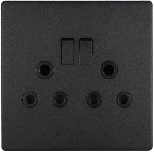 MHC World Double Plug Socket Outlet  Black JOS44CVBDSS