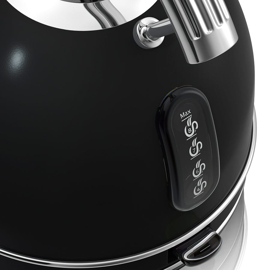 Swan TOASTER Swan Retro Dome Cordless Kettle & 2 Slice Toaster Black STP01B (7044726390873)
