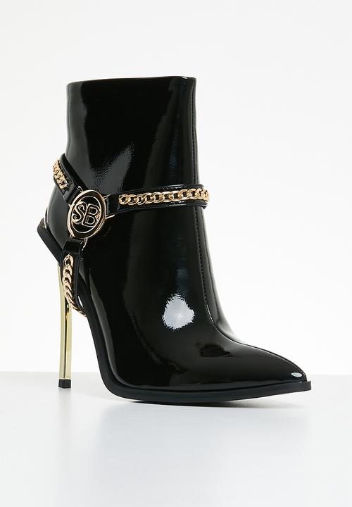 Sissy Boy Ladies Boots SissyBoy Ladies Patent Stilleto Boot Black (7289996804185)