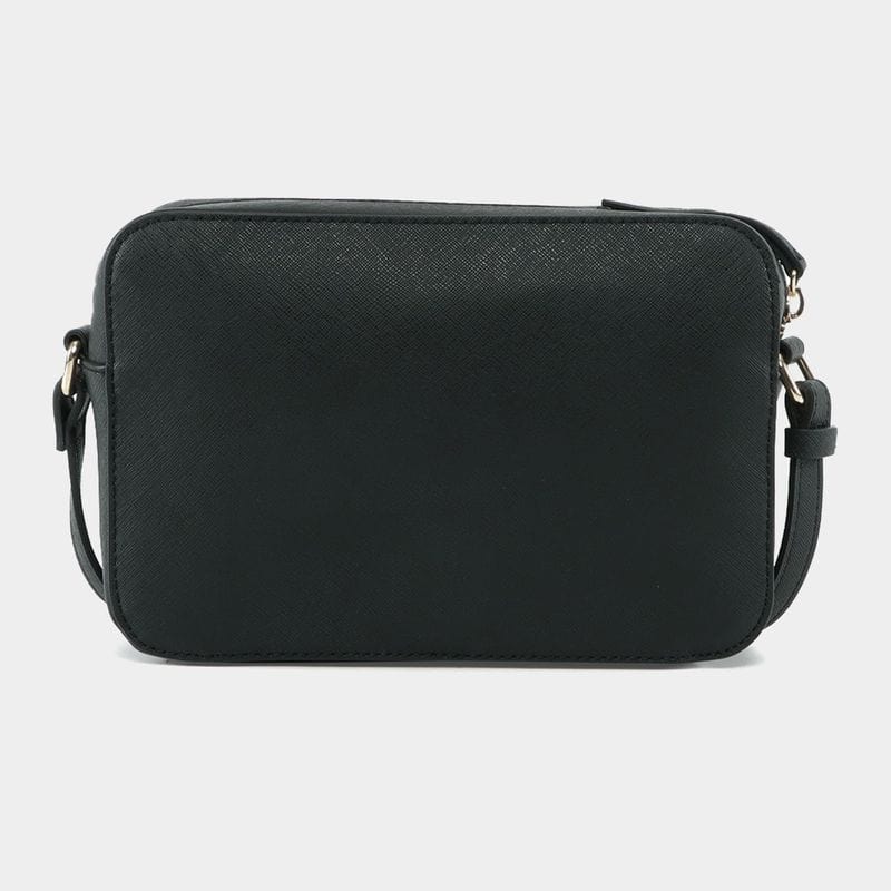 Guess Ladies Handbags Women's Guess Black Garrick Camera Crossbody Bag (7508829208665)