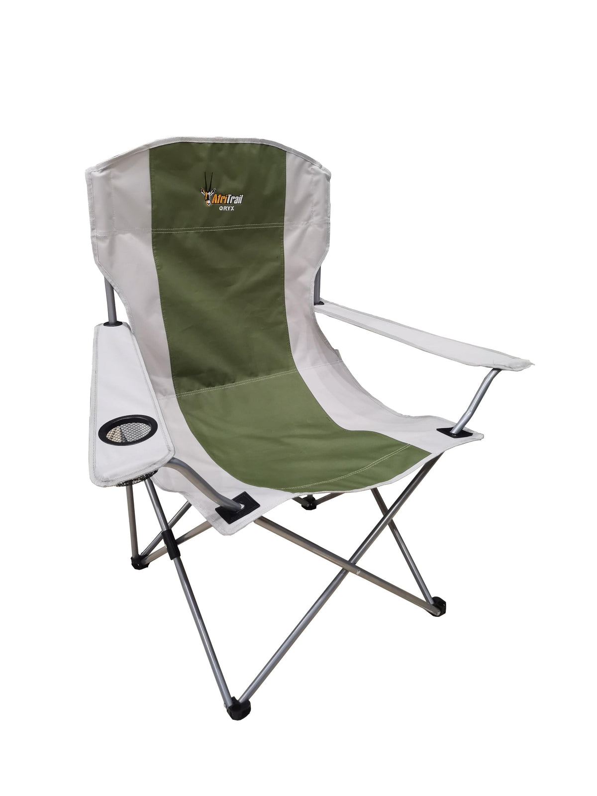 Afritrail Outdoors AfriTrail Oryx Deluxe Folding Armchair 120kg Green (7425181646937)