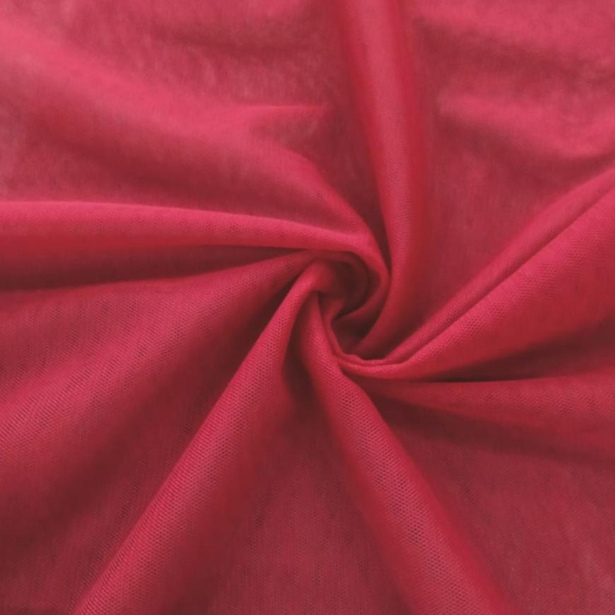 TULLE Dress Fabrics Ox Blood Red Soft Tulle Fabric 150 cm (6561918976089)