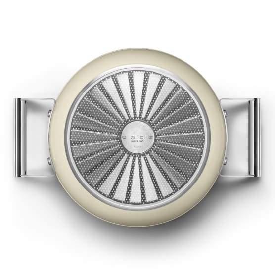 smeg POTS Smeg 24cm Casserole With Lid Cream CKFC2411CRM (7211191205977)