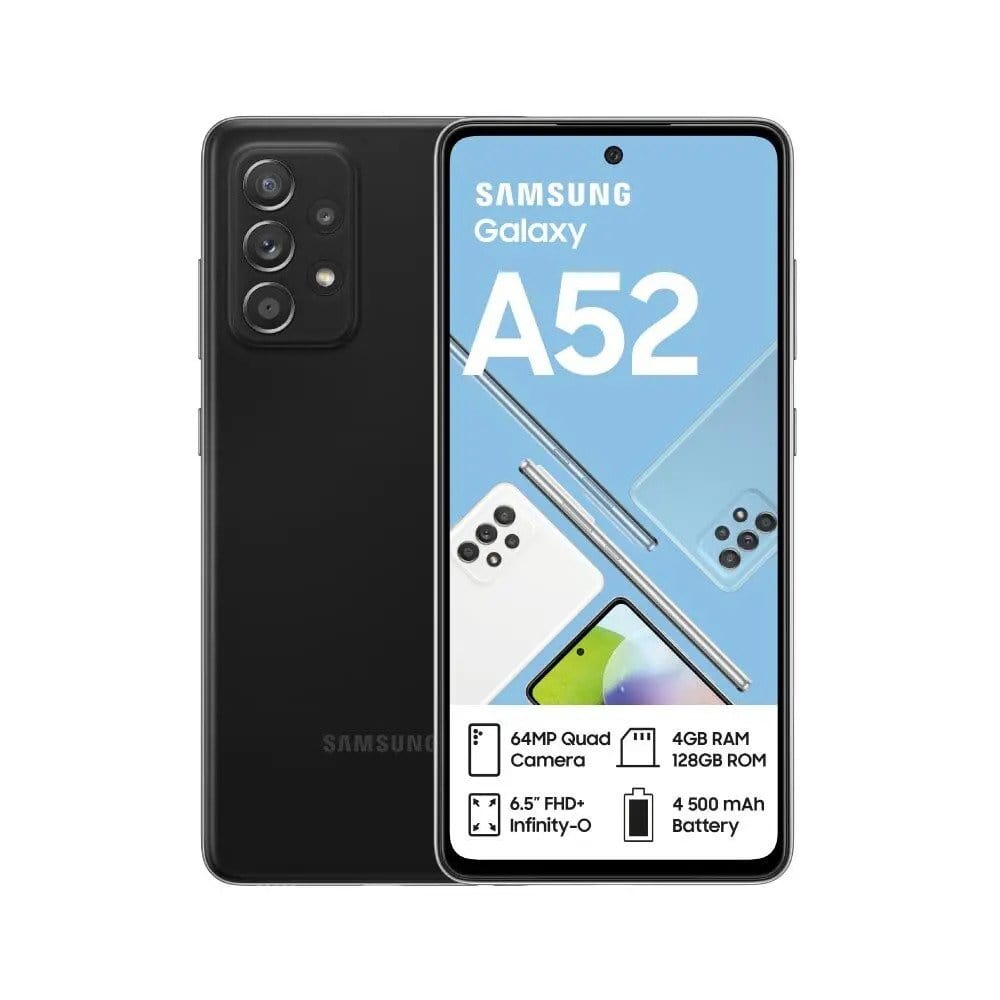 Samsung Smart Phones Samsung Galaxy A52 5G Black (6576424026201)