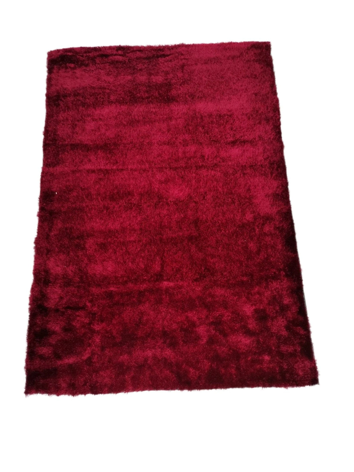 Komfort RUG Komfort Chino Shaggy Rug Burgundy 136x200cm  767018 (7883033542745)