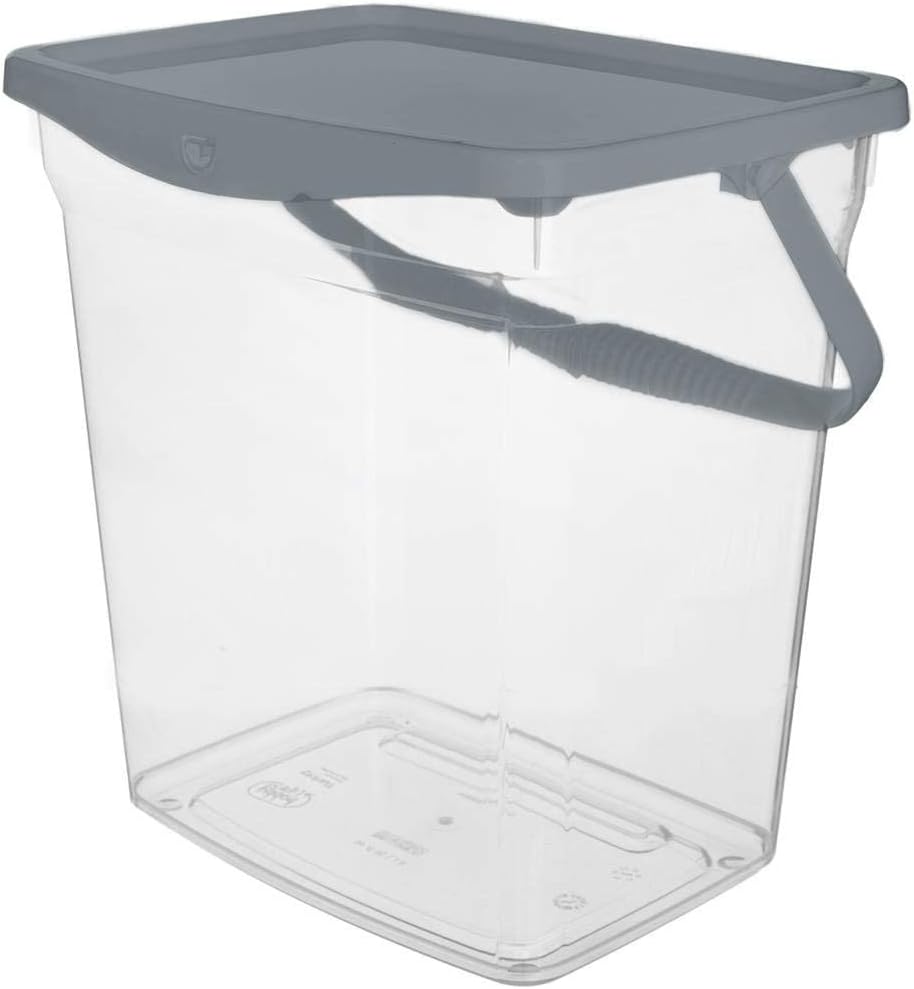Hobby Life DISH Hobby Life Q Box Transparent Detergent Box With Locked Lid Clear 6Ltr 08 1082 (7306942578777)