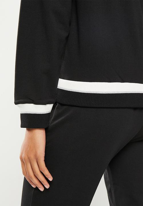 Sissy Boy Ladies Fashion Hooded Jacket Black (7311570829401)