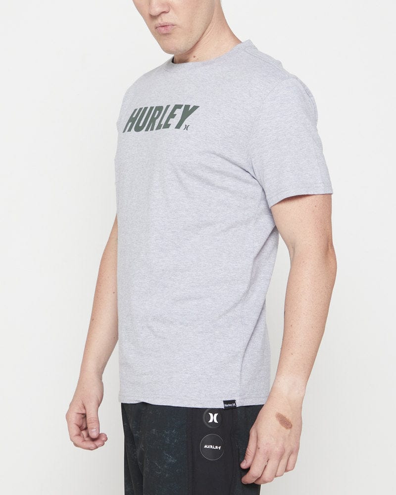 Hurley T Shirt Hurley Fastlane Core Tee Grey (7634171396185)