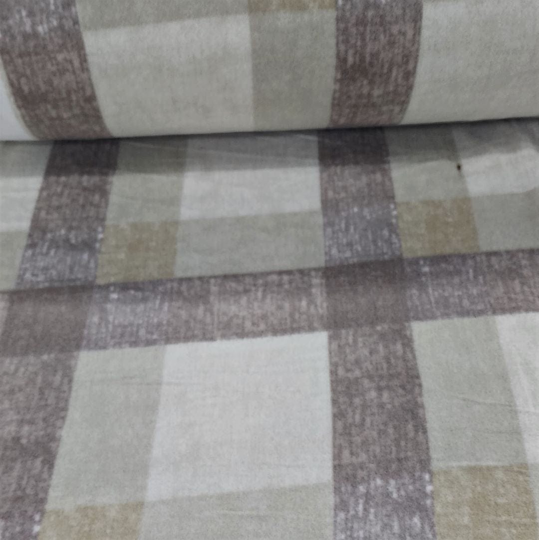 Fleece Blankets Printed Fleece Fabric Beige\ Cream Block 150cm (7308659556441)