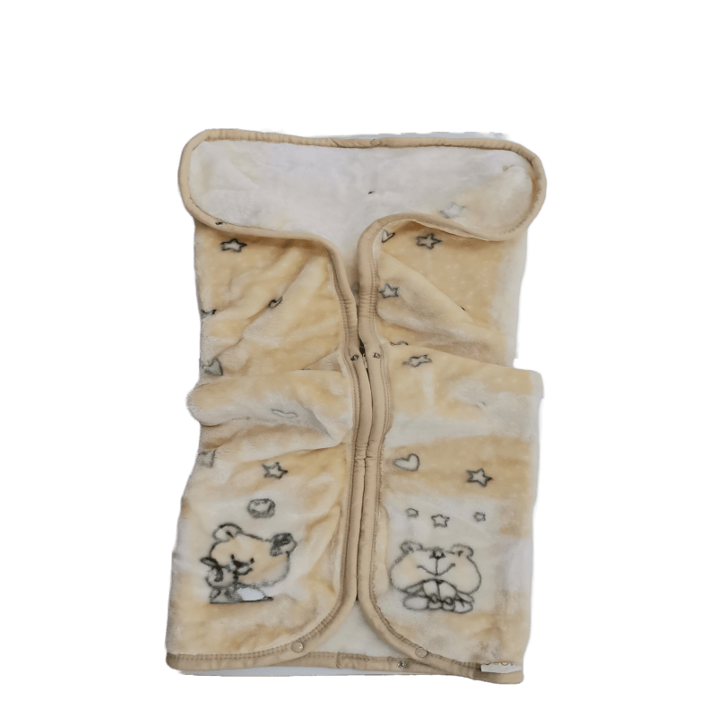 Mora BABY BLANKET Mora Baby Coat Blanket 80x90cm Beige 02 (7092805009497)